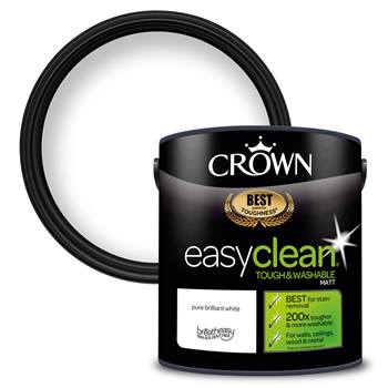 Crown Trade Clean Extreme Anti Bacterial Scrubbable Matt - Crown Paints  Professional